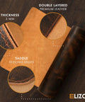 Premium Full Grain Leather Desk Pad 2mm Thick Desk Mat And Blotter For Keyboard And Gamer Mouse Large Desk Protector