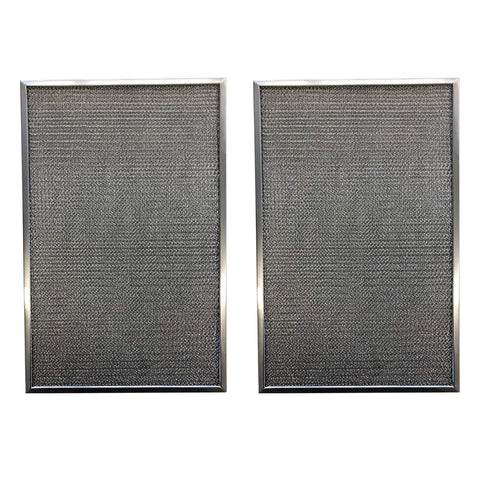 Replacement Aluminum Pre Post Filter For Trion Air Cleaners HE1400 MAX5 1400 IAQ1400 AirBear 12.5 X 16 X 0.375 Inches 2 Pack