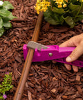 Effortless Drip Irrigation Tubing Cutter For One Quarter To Three Quarter Inch Tubing With Clean Cuts No Jagged Edges Razor Sharp Stainless Steel Blade Ergonomic Handle And Recessed Wells For Less Force And Faster Installations used in garden