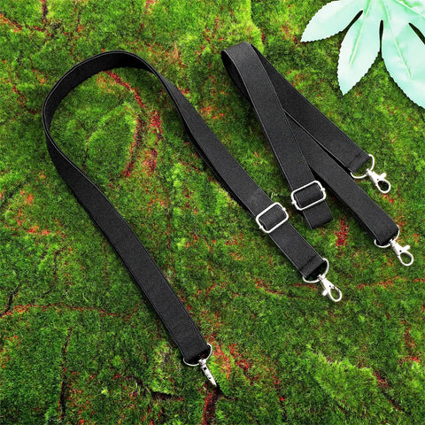 2 Pack Horse Blanket Leg Straps Adjustable Elastic With Double Swivel Snaps Replacement on grass