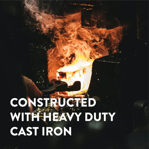 High Pressure Cast Iron Round Burner Head With Brass Fitting Regulator And Four Foot Hose Included Universal Replacement