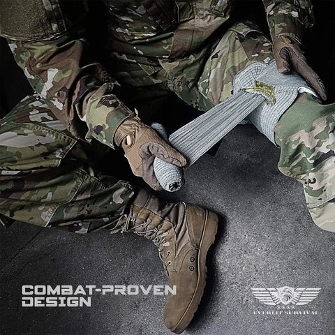 Everlit Advanced Emergency Trauma Kit with 36-inch splint in OD green MIL-SPEC nylon pouch