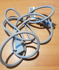 Heavy Duty Power Cord 51853101 Used Industrial Electrical Cable coiled on wooden table