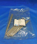Ten Pack Of Shop Spec Taper Alignment Dowel Pins Four Inches Long Standard Size Solid Steel in packaging on blue background.