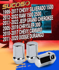 Chrome Lug Nuts 24 Pack For M14x1.5 Conical Seat OEM Style Replacement Kit Fit Chevy Silverado 1500 1999-2017