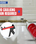 Application of Clear Silicone Caulk Sealant for Kitchen and Bathroom, Waterproof and Crack Proof, Indoor Outdoor Use, 150 Ml Tube.