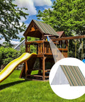 Canopy Replacement For Swing Sets With 600D Oxford Cloth And PVC Coating, 228x109 Cm Waterproof Outdoor Patio Chair Canopy.