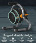 Velocity Tuned Heat Garage Heater With Fan And Tilt Head For Quick Warmth, 2 Speed Portable Space Heater, front view