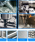 Milling and drilling machinery using 7 Piece Center Drill Bit Set M2 HSS 60 Degree Countersink Tools With Protective Case for metal cutting