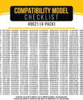 Compatibility model checklist for 4 Pack Dryer Leveling Feet For Whirlpool Kenmore Maytag KitchenAid Replacement