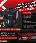 Pro Grade Fiber Optic Fusion Splicer With Core And Cladding Alignment 6 Second Splice And 16 Second Heat Integrated VFL And OPM