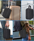 Rugged Men's Toiletry Bag For Travel And Gym Tactical Inspired Grooming Organizer With Water Resistant 1000D Nylon Dopp Kit Style