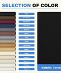 Color selection for Rugged Canvas Repair Tape 4 By 63 Inches Self Adhesive Waterproof Patch, featuring various canvas shades.