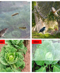 8x24ft Garden Netting Pest Barrier With 0.8mm Ultra Fine Mesh Plant Cover For Vegetables Fruits And Flowers shown protecting garden from pests.