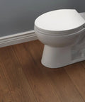 Elongated Slow Close White Toilet Seat With Non Slip Bumpers For Quiet No Slam Soft Close Action And Easy Installation fitting toilet