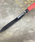 Japanese Rasp And Sanding Block Quick Swap Blades Non Clogging Teeth Fast Stock Removal Dead Simple One Handed Operation Heavy Duty Rubber Grip Built Damn Tough For Woodshop Pros on grey surface.