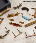 Built Tough Antique Gold Iron Round Door Handles For Cabinet Upgrades Featuring Slick Rust Proof Finish Smooth Blunt Edges No Fuss Installation Hardware Included Ready on various drawer pulls.