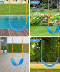 Heavy Duty Swing Seat Set With 66 Inch Chains, Two Pack Replacement Seats For Backyard Playset, Includes Snap Hooks, Supports Up To 250 Lb