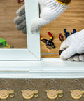 Installing Four Pack Heavy Duty Screen Door Rollers Built Tough To Glide Like Butter On Any Track Featuring Heat Treated Steel Ball Bearings.