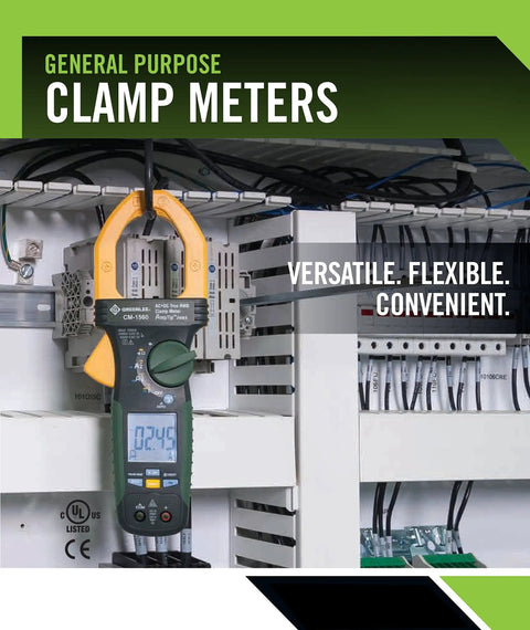AC Clamp Meter True RMS CM 860 600 Amp with Non Contact Voltage Detection in electrical panel