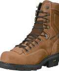 Comfort Core Logger Composite Toe Waterproof Work Boot Brown For Men Size 9 M Full Grain Leather Electrical Hazard EH