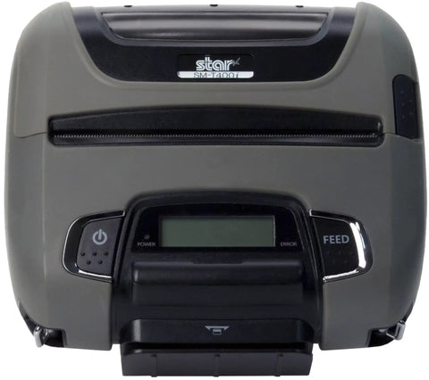 Ultra Rugged Portable Bluetooth Receipt Printer With Built In Tear Bar And Slick Fast Printing crafted for local business owners, front view.