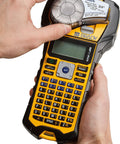 Top Shelf Portable Color Label Maker Kit With Rugged Carrying Case And Fast Swap Battery for easy wire tagging in hand.