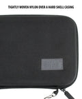 USA Gear Laser Measurement Tool Hard Case with tightly woven nylon exterior and hard shell for durability and protection.