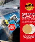 Pro Grade 2 Inch Hook And Loop Sanding Discs Variety Pack shown in automotive use