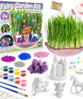 Unicorn Fairy Garden Kit With Light Up Terrarium For Girls Ages 4 To 12, STEM Toys And Arts And Crafts Gift, terrarium contents