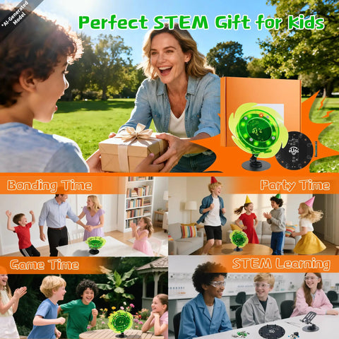 STEM Interactive Hands-On Lucky Wheel Craft Kit For Teens And Beginners on table for classroom and home use