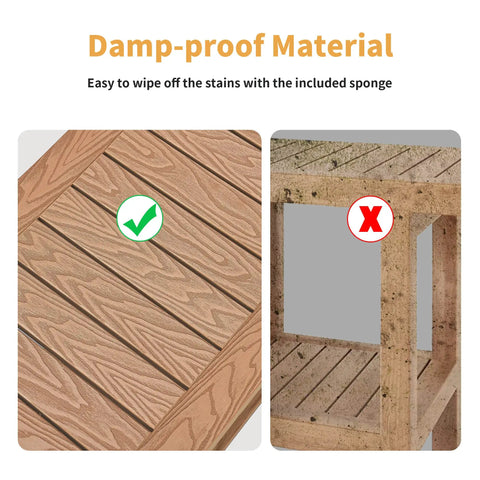 Non Slip Shower Bench With Handles And Storage Shelf Water Resistant Bath Stool For Bathroom material comparison