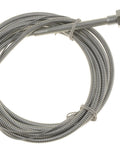 Control Cables With 1 Inch Black Knob, 8 Foot Length, universal silver cable coiled, durable build for heavy duty DIY projects