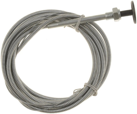 Control Cables With 1 Inch Black Knob, 8 Foot Length, universal silver cable coiled, durable build for heavy duty DIY projects