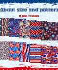 American Flag Sublimation Transfer Paper 12x10 Inch 10 Sheets Leopard Flag Pattern For DIY Mugs Tumblers Keychains And Shirts