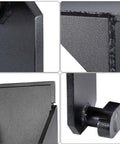 Close-up views of Heavy Duty Shipping Container Jack Lug Leveler 2 Pack, showcasing durable construction and welding details.