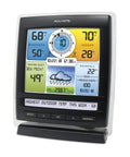 Must Have Add On Display For 5 In 1 Weather Sensors, Multi Room Weather Station Accessory With Rain Accumulation Data Today All Time By Year And By Month Sensor Not Included, showing digital weather data on a stand.