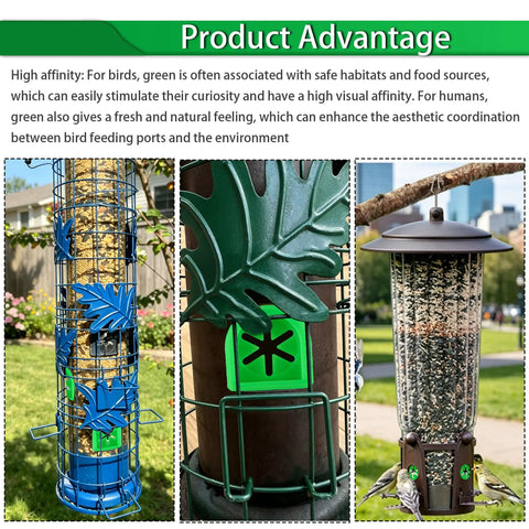 Get Fresh Feeds With These FlexPort Compatible Replacement Parts For Perky Pet 334-1S R Squirrel Proof Bird Feeder Durable Elastic Material Keeps Wild Birds Happy And Fed All Day Long Perfect Fit Guaranteed Set Of Six Easy To Install Upgrade Your Garden
