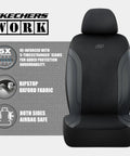 Rugged Work Leather Car Seat Covers With Built In Webbing That Keeps Shape And Is Five Times Stronger Than Ordinary Oxford Fabric