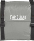 Mule 12 Bikepacking Waterproof Handlebar Bag With Roll-Top Design viewed from the front, showing secure attachment and durable material.