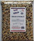 High Energy Pigeon Mix 16 Percent Protein For Racing Birds Energy Packed For Fast Gains Great For Young Pigeons And Weight Builders Nutra Corn Blend With 30 Percent Small Graded Red Dent And Red Flint Grains 8 Lb Bag image showing colorful grain mix in a sealed package.