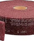 Roll of Clean And Finish Roll For Woodworking With Aluminum Oxide VFine Red Grit, 6 Inch By 30 Foot, open web pad for sanding