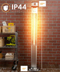 Infrared Patio Heater With Remote Control 1500 W Outdoor Electric Heater in garage, 57 inch height, weather resistant IP44.