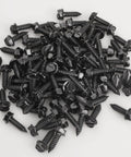 Rustproof License Plate Screws Heavy Duty Bulk Pack 100 Pcs With Anti Rattle Bolts For Front And Rear Plates Eco Friendly Lead Free Nickel Free Domestic Vehicle Fits