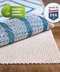 Super Grip Natural Non Slip Rug Pad Cushioned 2 By 3 Feet For Area Rugs And Runner Rugs On Hardwood Floors Keeps Rugs In Place