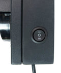Heavy Duty Led Two Section Loading Dock Bay Traffic Light With Kick Ass Bright Red And Green Signals IP65 Weatherproof Aluminum Housing Easy Hook Up Design power switch detail