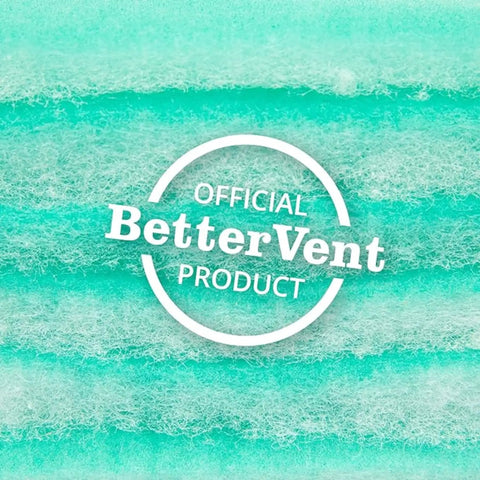 Official BetterVent product filter for Indoor Dryer Vent Kit For Electric Dryers No Water No Mess Energy Saver.