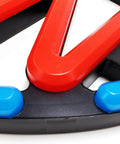 Close-up of red and blue segments of Oval Shaped LED Tube Neon Open Sign 24 By 12 Inches Ultra Bright Blue And Red Ready To Use