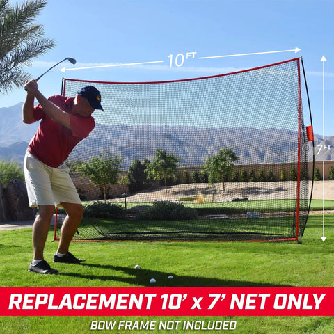 Replacement Golf Net 10x7 Ft For Hitting Practice Fits 10x7 Ft Net Frames Frame Not Included Bow Type Frame Not Included