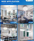 G9 LED Bulbs 5W Equal To 40W Halogen, 6000K Daylight White used in living room, bedroom, kitchen, restroom lighting scenarios